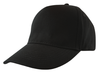 Baseball Cap (Embroidered) Black